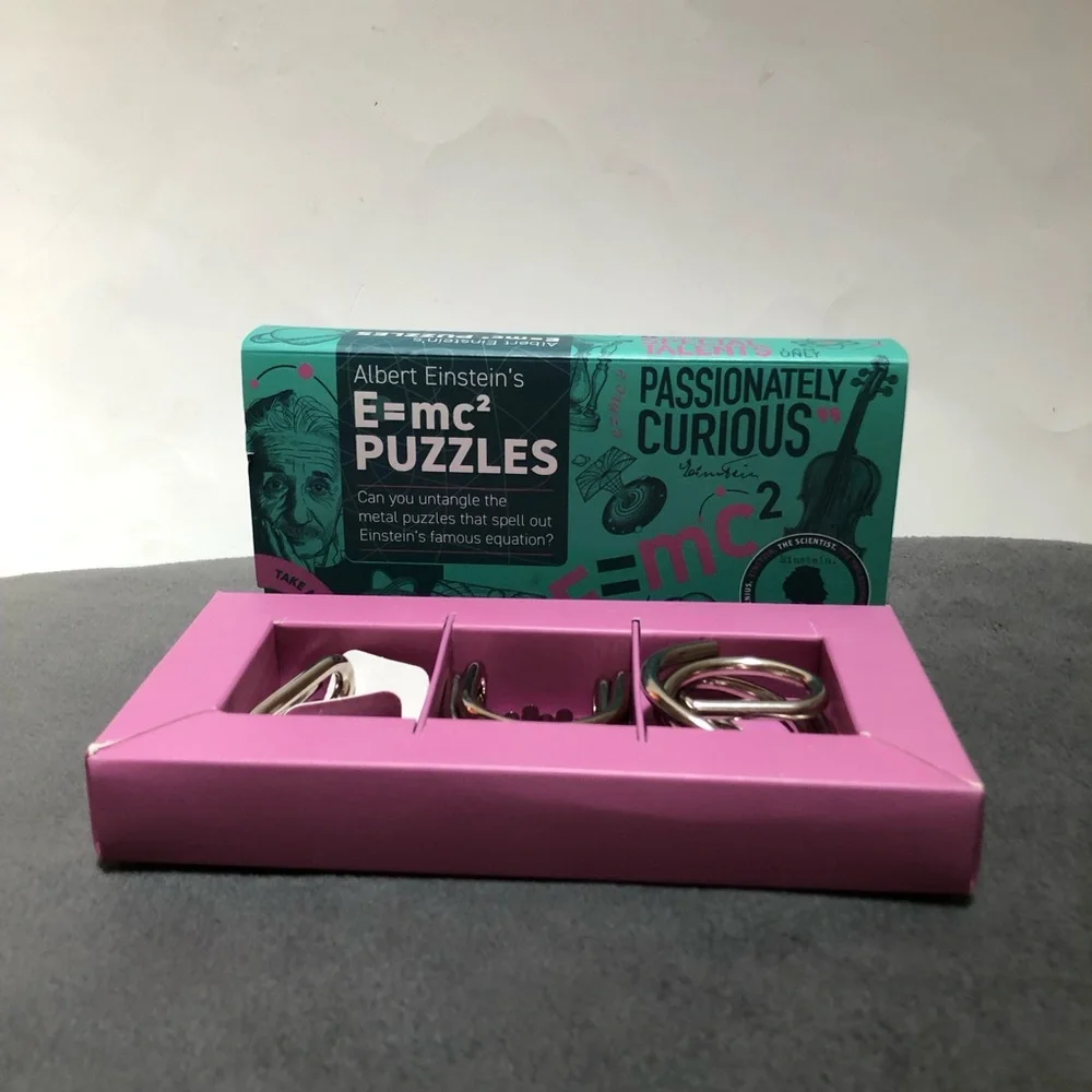 Albert Einstein's E = mc2 Puzzles Box